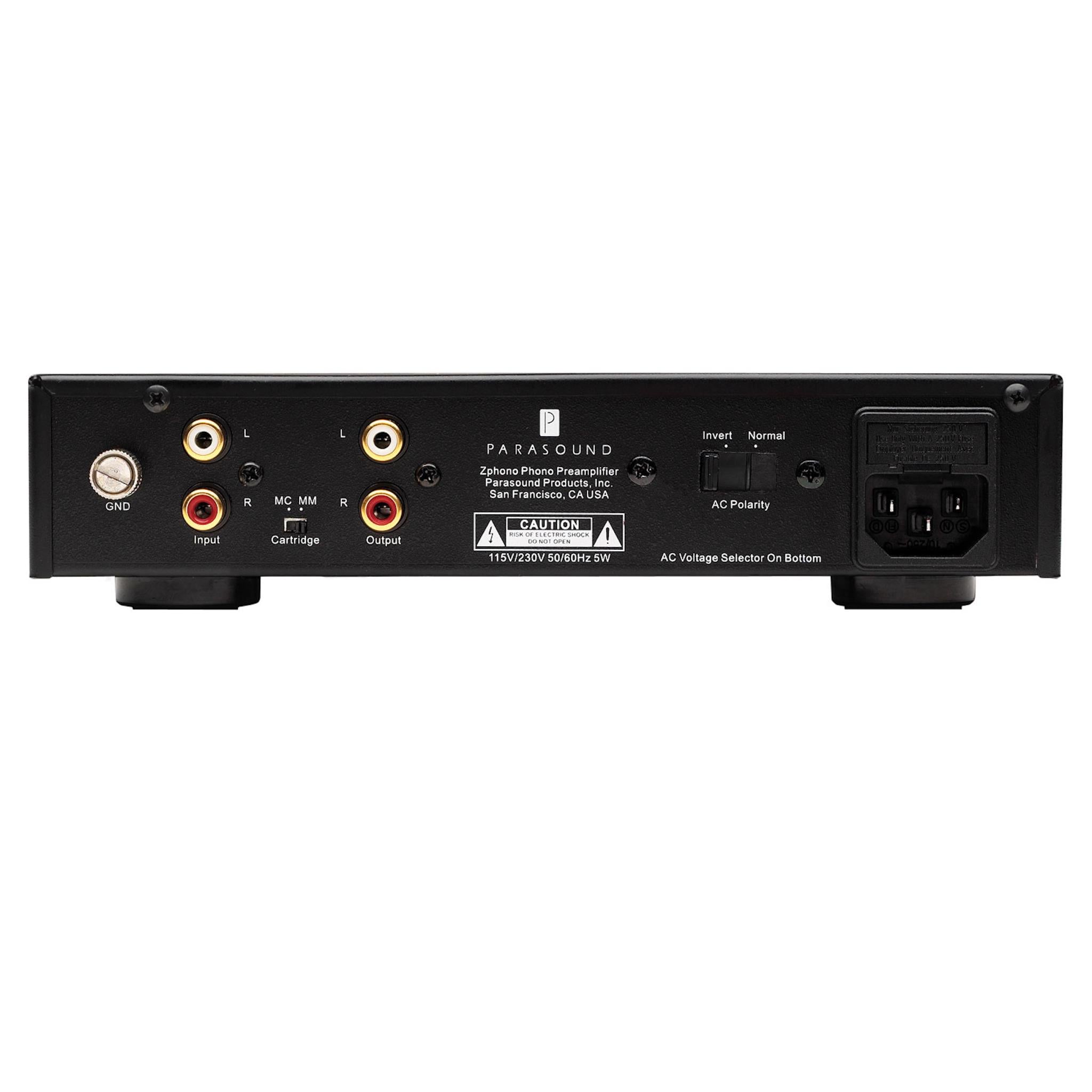 Parasound Zphono - MM/MC Phono Preamplifier with USB - AVStore