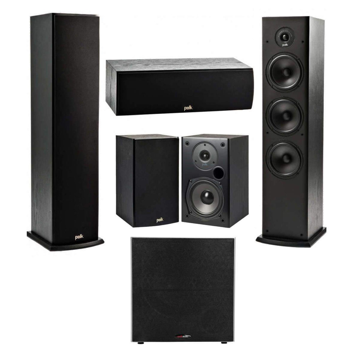Polk Audio Fusion T Series - 5.1 Channel Home Theater Speaker Package - AVStore