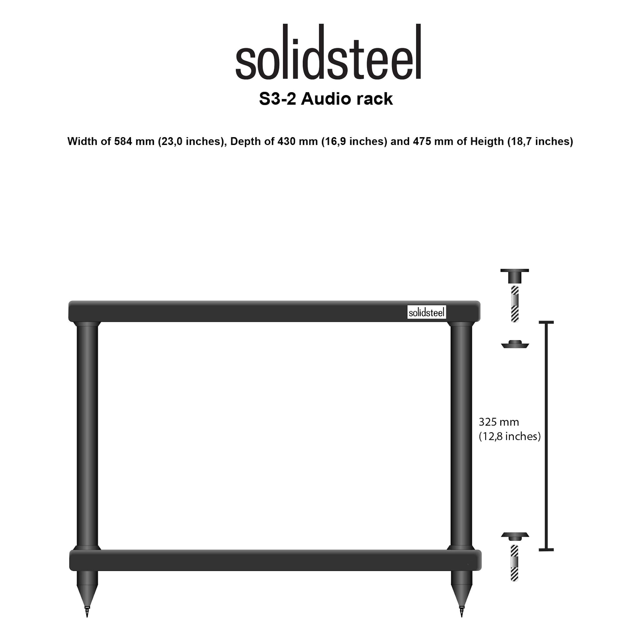 Solidsteel S3 Series - HiFi Audio Rack - AVStore