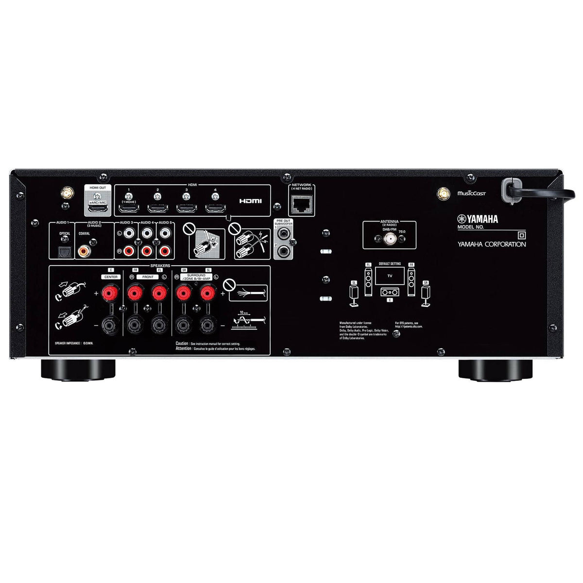 Yamaha RX-V4A - 5.2 Channel AV Receiver - AVStore