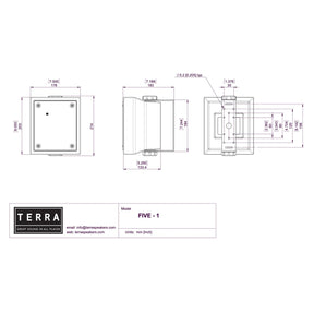 Terra Speaker AC Five 1 - Outdoor Speaker - Pair - AVStore