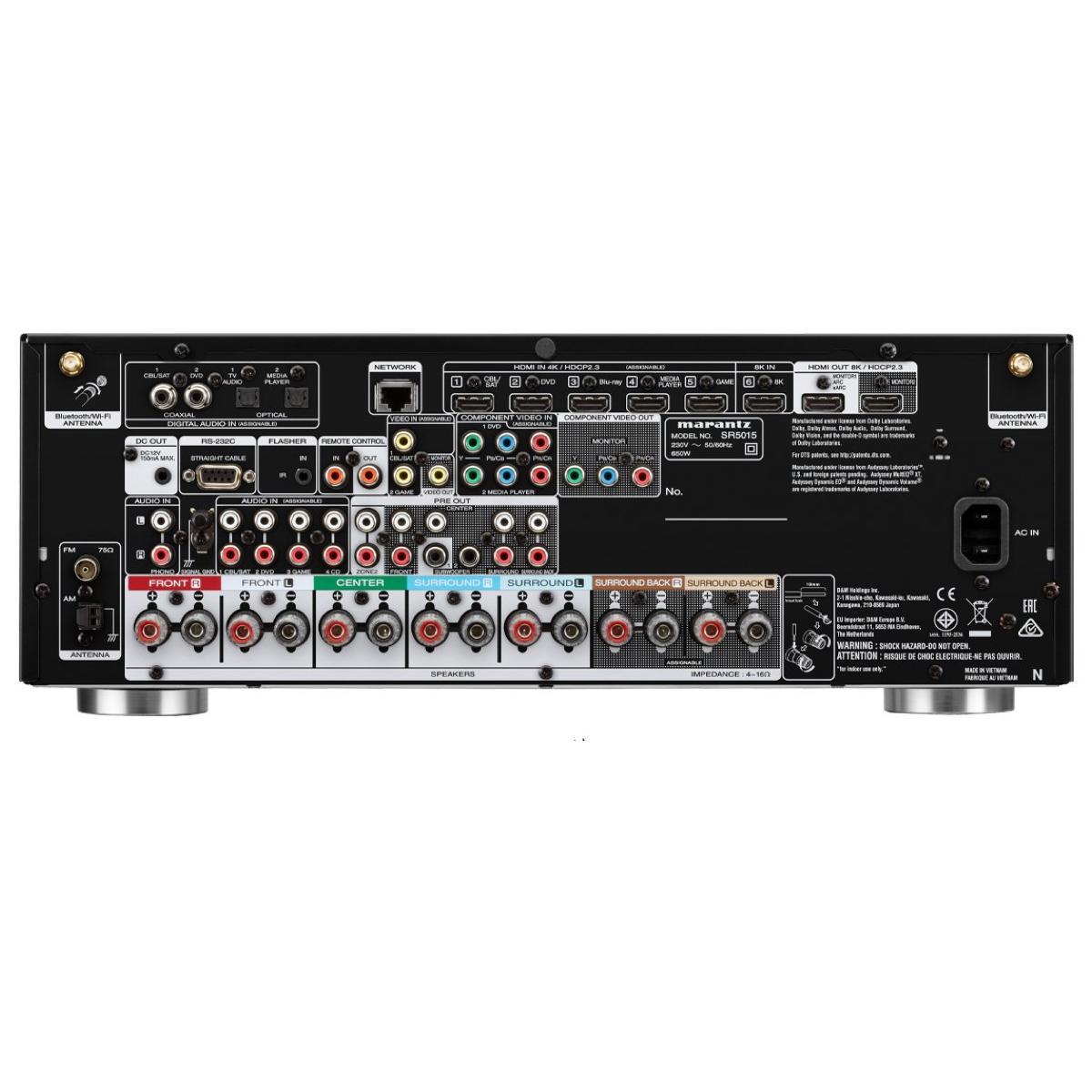 Marantz SR5015 - 7.2 Channel 8K AV Amplifier - AVStore
