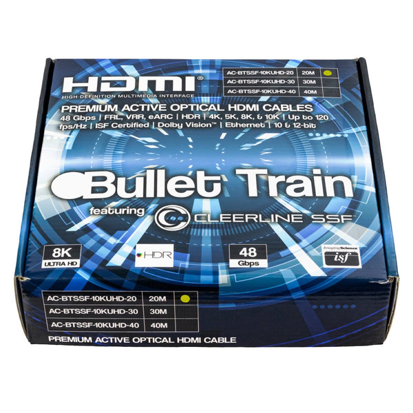 Bullet Train 10K 48 Gbps AOC HDMI Cable - AVStore