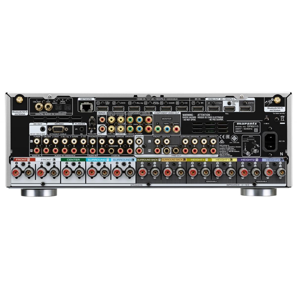 Marantz SR6015 - 9.2 Channel 8K AV Amplifier - AVStore