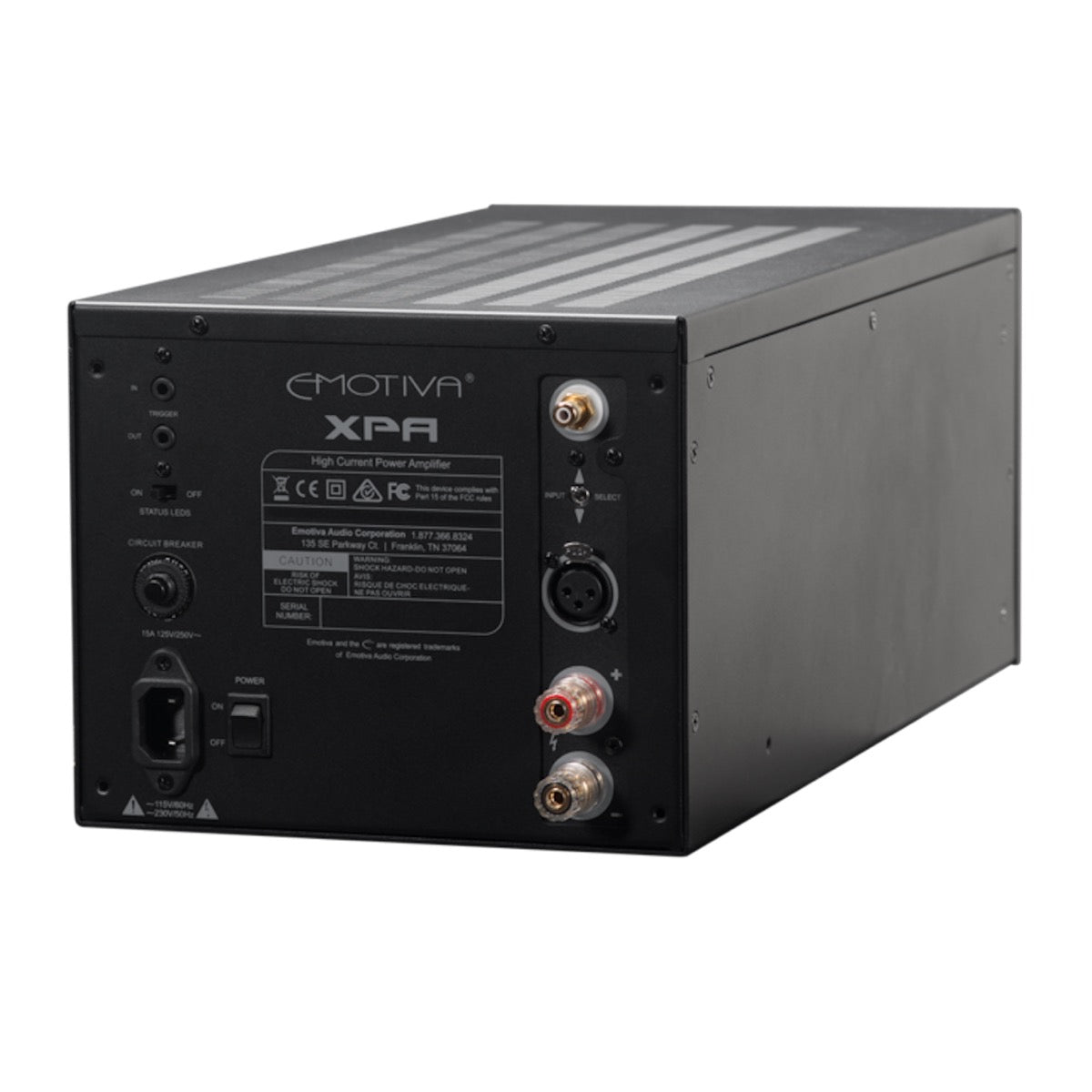 Emotiva XPA HC-1 - High Current Monoblock Amplifier - AVStore