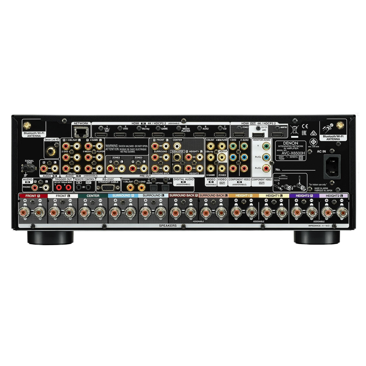 Denon AVC-X6500H - 11.2 Channel AV Receiver - AVStore
