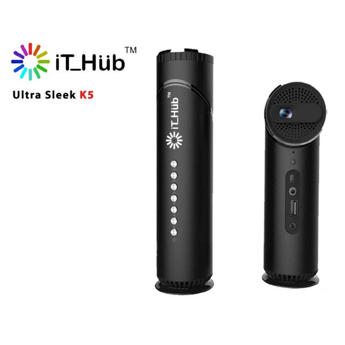 iT Hub K5+ Ultra Smart Projector - Black - AVStore
