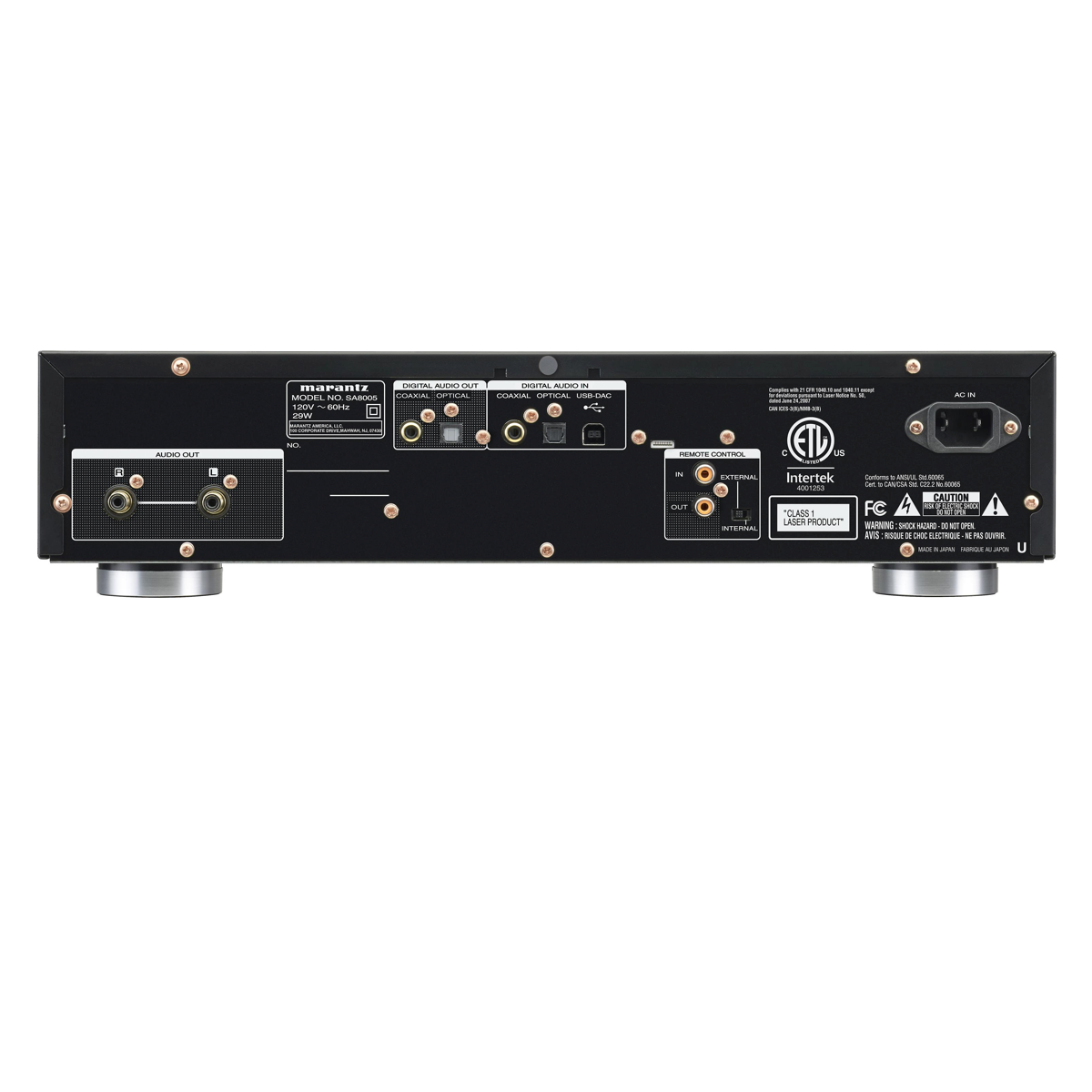 Marantz SA 8005 - Super Audio CD Player & DAC - AVStore