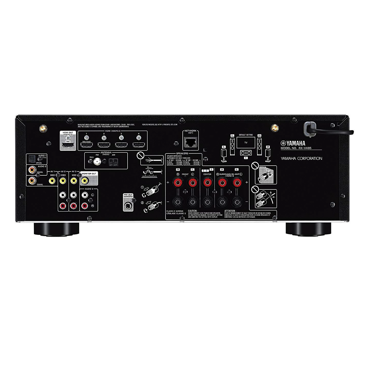 Yamaha RX-V485 - 5.1-Channel AV Receiver - AVStore