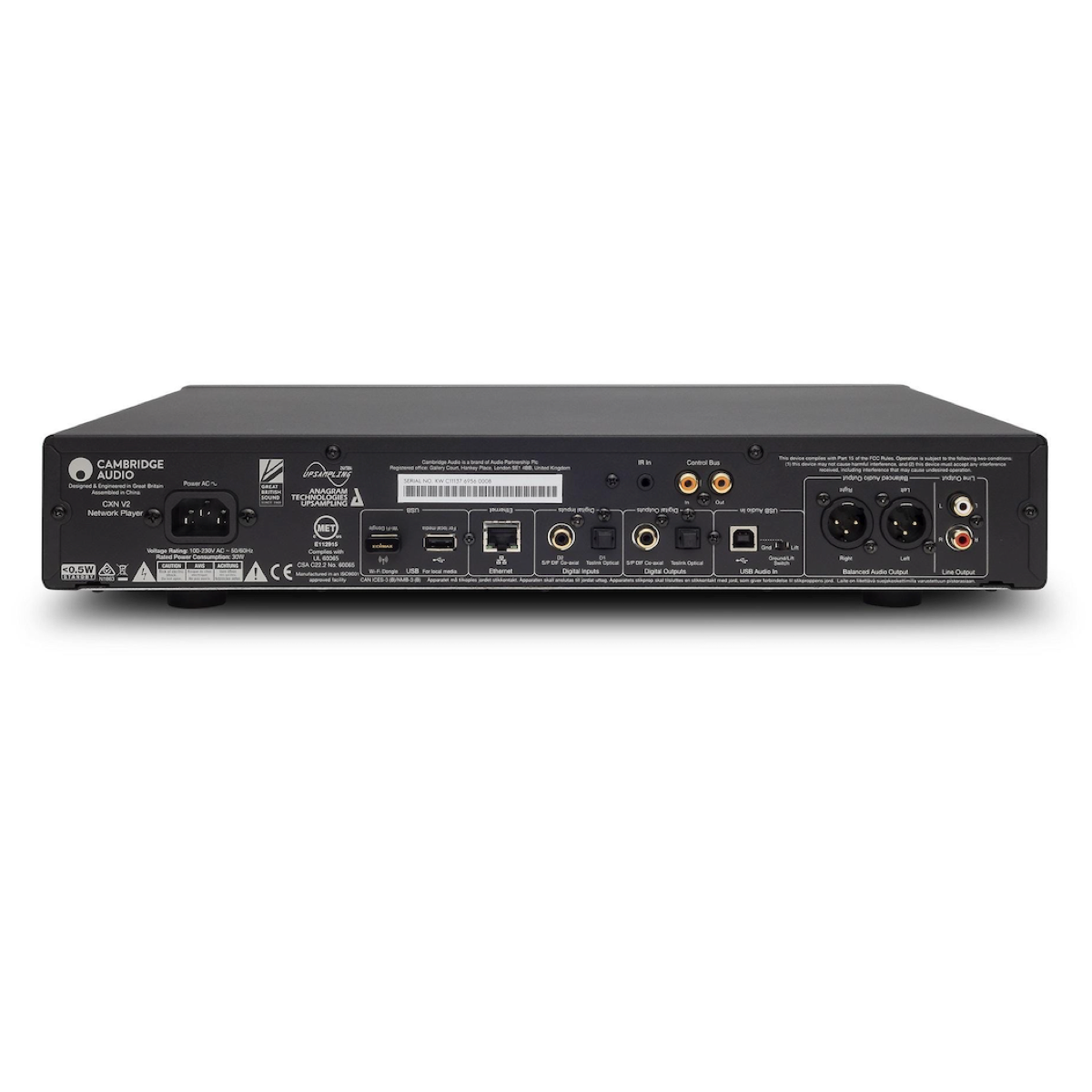 Cambridge Audio CXN (V2) Series 2 Lunar Grey - Network Player - AVStore