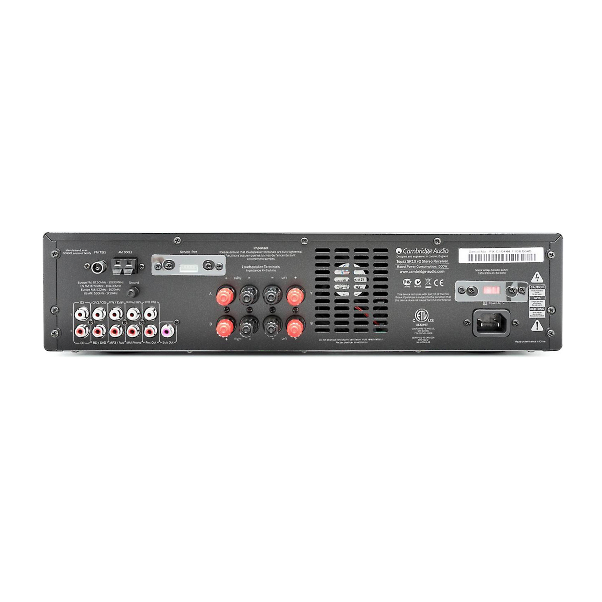 Cambridge Audio Topaz SR10 (v2) - Stereo Receiver - AVStore