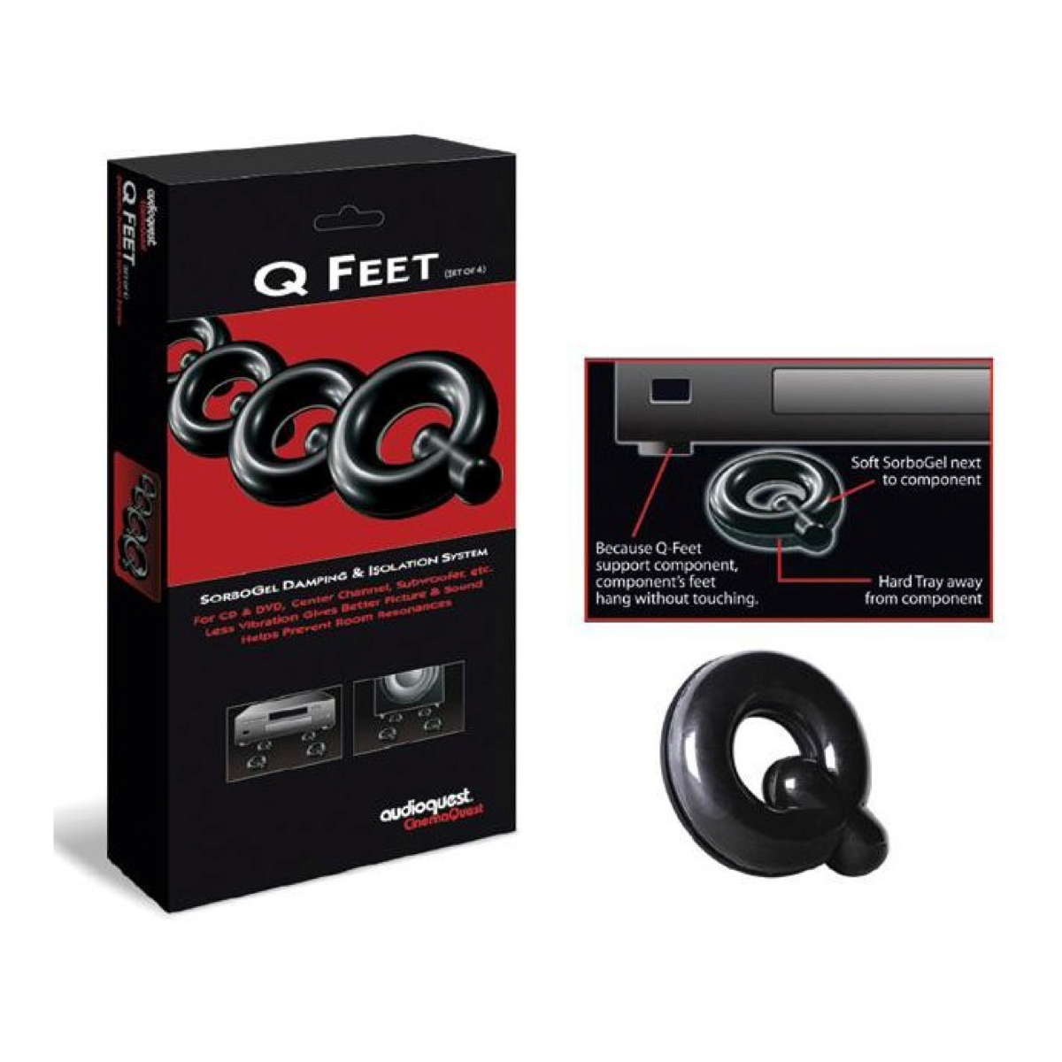Audioquest Sorbogel Q-Foot System - AVStore