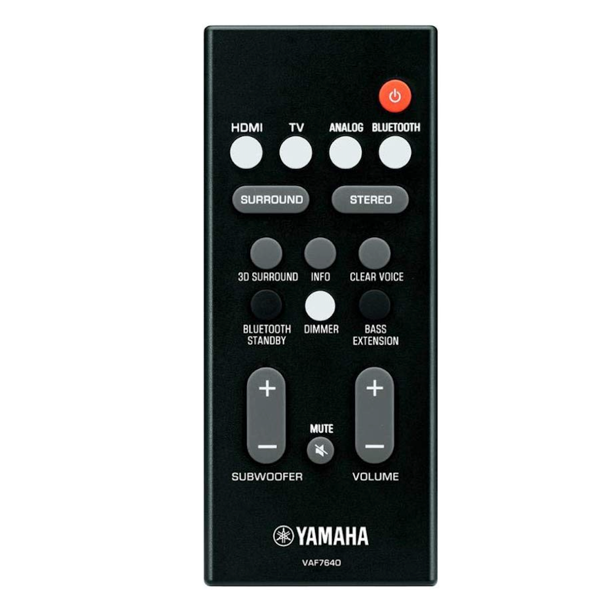 Yamaha yas 108 add 2024 subwoofer